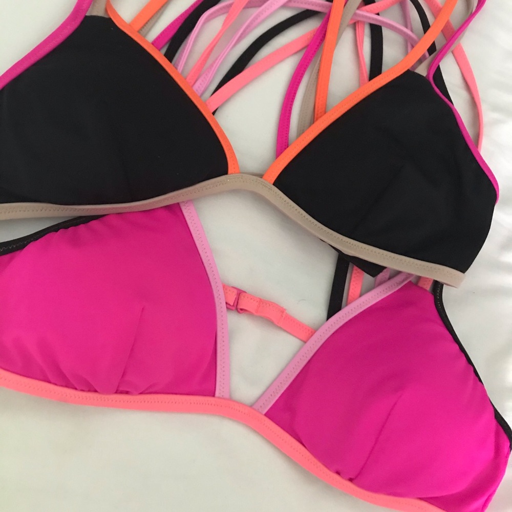 Victoria’s secret triangle bikini top bundle set